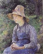 Camille Pissarro, Bathing girl who sat up haret